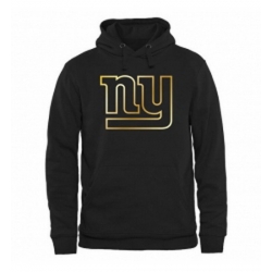 NFL Mens New York Giants Pro Line Black Gold Collection Pullover Hoodie