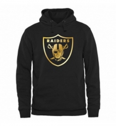 NFL Mens Oakland Raiders Pro Line Black Gold Collection Pullover Hoodie