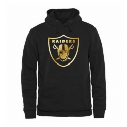 NFL Mens Oakland Raiders Pro Line Black Gold Collection Pullover Hoodie