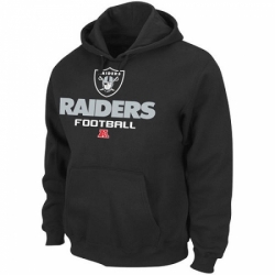 NFL Oakland Raiders Majestic Critical Victory V Pullover Hoodie Black
