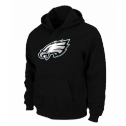 NFL Mens Nike Philadelphia Eagles Logo Pullover Hoodie Black