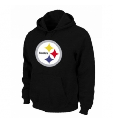 NFL Mens Nike Pittsburgh Steelers Logo Pullover Hoodie Black