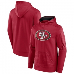 Men San Francisco 49ers Red On The Ball Pullover Hoodie