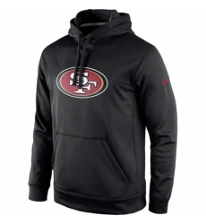 NFL Mens San Francisco 49ers Nike Black KO Logo Essential Pullover Hoodie