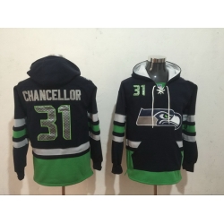 Men Nike Seattle Seahawks Kam Chancellor 31 NFL Winter Thick Hoodie
