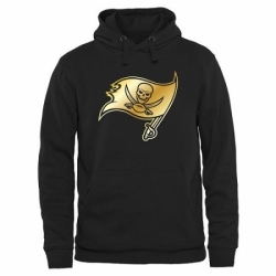 NFL Mens Tampa Bay Buccaneers Pro Line Black Gold Collection Pullover Hoodie