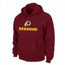 NFL Mens Nike Washington Redskins Authentic Logo Pullover Hoodie Red