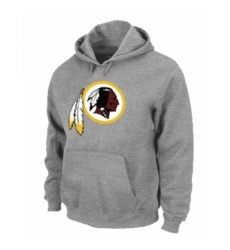 NFL Mens Nike Washington Redskins Logo Pullover Hoodie Grey