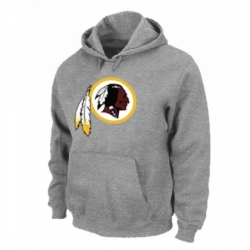 NFL Mens Nike Washington Redskins Logo Pullover Hoodie Grey