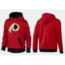 NFL Mens Nike Washington Redskins Logo Pullover Hoodie RedBlack