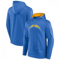 Men Los Angeles Chargers Blue On The Ball Pullover Hoodie