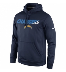 NFL Los Angeles Chargers Nike Kick Off Staff Performance Pullover Hoodie Navy