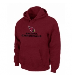 NFL Men Nike Arizona Cardinals Authentic Logo Pullover Hoodie Red