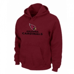 NFL Men Nike Arizona Cardinals Authentic Logo Pullover Hoodie Red