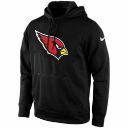 NFL Mens Arizona Cardinals Nike Black KO Logo Essential Hoodie