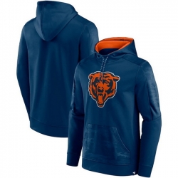 Men Chicago Bears Navy On The Ball Pullover Hoodie