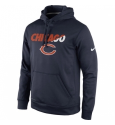 NFL Chicago Bears Nike Kick Off Staff Performance Pullover Hoodie Navy