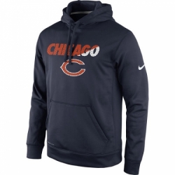 NFL Chicago Bears Nike Kick Off Staff Performance Pullover Hoodie Navy