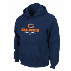 NFL Mens Nike Chicago Bears Critical Victory Pullover Hoodie Blue