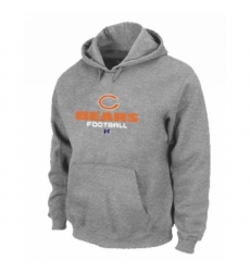 NFL Mens Nike Chicago Bears Critical Victory Pullover Hoodie Grey