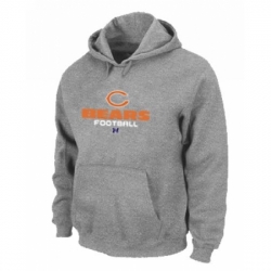 NFL Mens Nike Chicago Bears Critical Victory Pullover Hoodie Grey