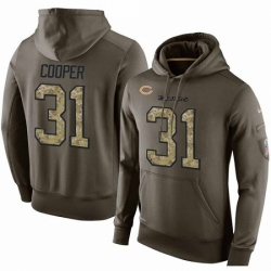 NFL Nike Chicago Bears 31 Marcus Cooper Green Salute To Service Mens Pullover Hoodie