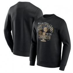 Men Denver Nuggets Black 2023 Champions Slip Graphic Crew Sweatshirt