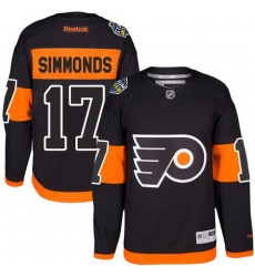 Flyers #17 Wayne Simmonds Black 2017 Stadium Series Stitched NHL Jersey