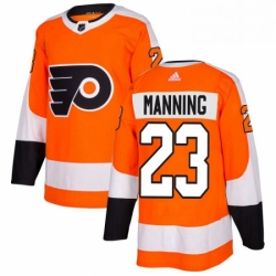 Mens Adidas Philadelphia Flyers 23 Brandon Manning Premier Orange Home NHL Jersey 