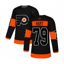 Men's Philadelphia Flyers #79 Carter Hart Authentic Black Alternate Hockey Jersey