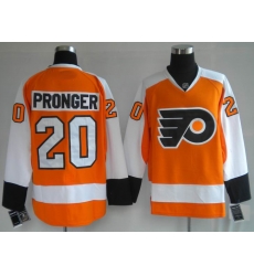 NEW Philadelphia Flyers #20 Chris Pronger orange