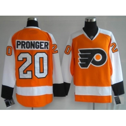 NEW Philadelphia Flyers #20 Chris Pronger orange