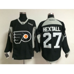 NHL Philadelphia Flyers #27 Ron Hextall black jerseys