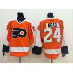 NHL philadelphia flyers #24 read orange-white jerseys