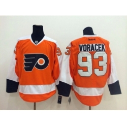 NHL philadelphia flyers #93 voracek orange-white jerseys