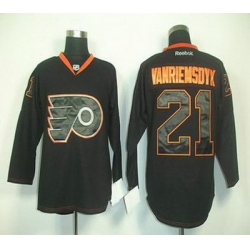 Philadelphia Flyers #21 James van Riemsdyk black jersey