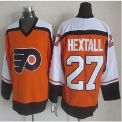 Philadelphia Flyers #27 Ron Hextall Orange CCM Throwback Stitched NHL Jersey