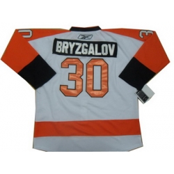 Philadelphia Flyers #30 Ilya Bryzgalov White Hockey Jersey