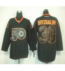 Philadelphia Flyers #30 Ilya Bryzgalov black ice jersey