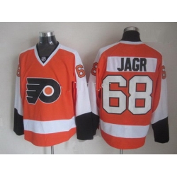 Philadelphia Flyers 68 Jaromir Jagr Orange Hockey Jerseys