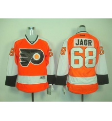 WOMEN Philadelphia Flyers 68 JAGR ORANGE JERSEY