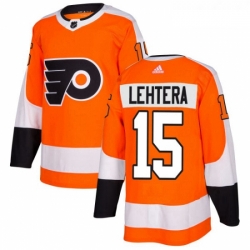 Youth Adidas Philadelphia Flyers 15 Jori Lehtera Premier Orange Home NHL Jersey 