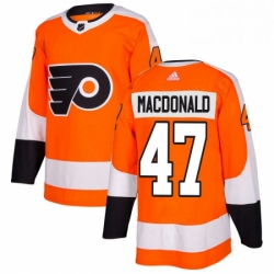 Youth Adidas Philadelphia Flyers 47 Andrew MacDonald Premier Orange Home NHL Jersey 