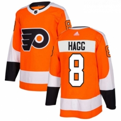 Youth Adidas Philadelphia Flyers 8 Robert Hagg Authentic Orange Home NHL Jersey 