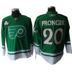 Youth Philadelphia Flyers #20 Chris Pronger jerseys green