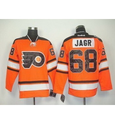 Youth Philadelphia Flyers 68# JAGR 2012 orange Winter Classic Jersey