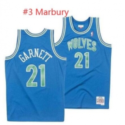 NBA Minnisota 3 Marbury throbwakc jersey