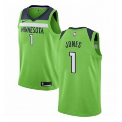 Womens Nike Minnesota Timberwolves 1 Tyus Jones Swingman Green NBA Jersey Statement Edition