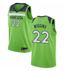 Womens Nike Minnesota Timberwolves 22 Andrew Wiggins Swingman Green NBA Jersey Statement Edition