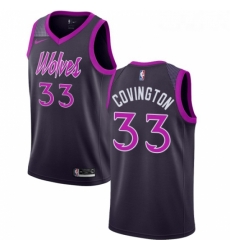 Womens Nike Minnesota Timberwolves 33 Robert Covington Swingman Purple NBA Jersey City Edition 